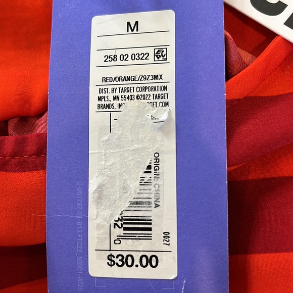 Kahlana barfield brown, future collective, some a top, medium, red/orange, NWT - Picture 8 of 9